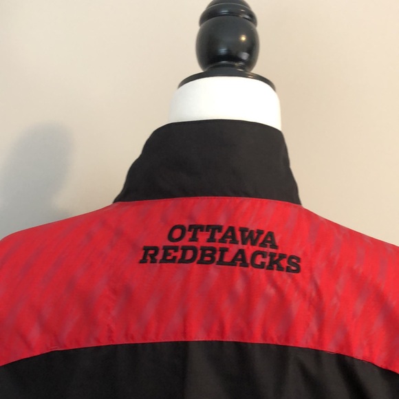 Ottawa RedBlacks CFL Reebok Mens XL Windbreaker/Jacket Bonus🆕Beer Koozie - Picture 7 of 13